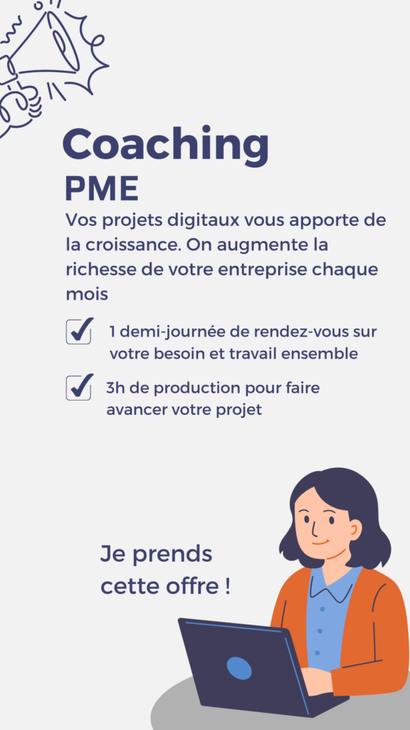 coaching digital pme, accompagnement digital